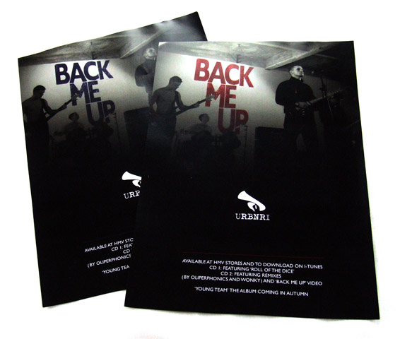 Back Me Up promo posters Back Me Up promo posters