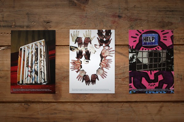 16 Days of Action postcards